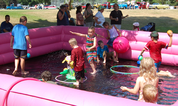 Ahhh! A pool, some balls and foamie things and kids will always have fun as they did during the Picnic in the Park. David F. Rooney photo