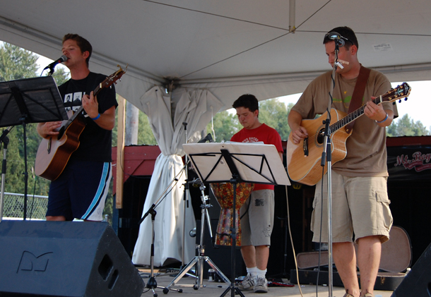 Local band Alan Laidlaw and Company livened up the late afternoon at Centennial Park on Saturday. David F. Rooney photo