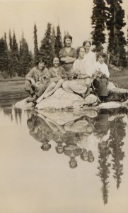 Discovered in 1910 Eva Lake has long been a favourite destination for local hikers. Photo courtesy of the Revelstoke Museum & Archives