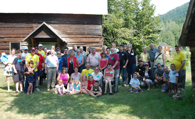 Descendants of Ole "The Bear" Westerberg gathered from as far away as Sweden at the family homestead south of Revelstoke this weekend. David F. Rooney photo