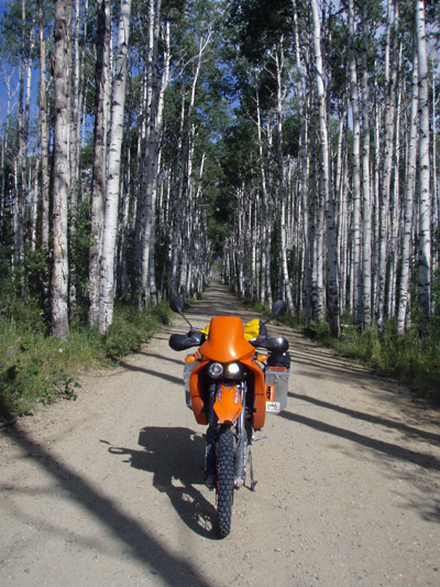 online-Great Divide Trail 265 The road to the Boyer Ranch in Aspen Valley, Colo., was lovely. Hamilton and DeBlock spent a little time there visiting with John Boyer, whose great-grandfather built the spread in the early 1900s. Photo courtesy of Rich Hamilton
