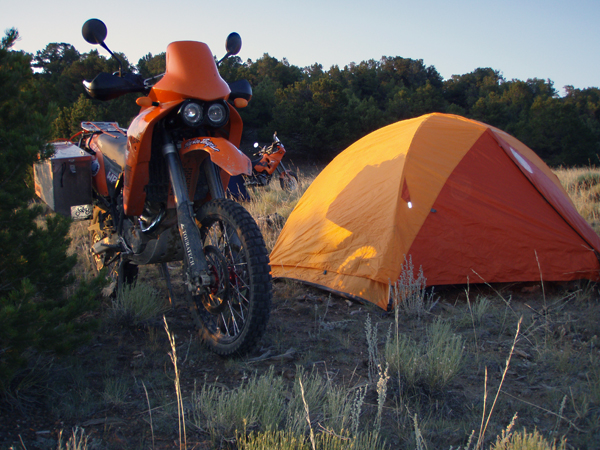 Camping out was a an almost-nightly occurrence. But Hamilton and DeBlock did occasionally enjoy a night between a motel's clean sheets or the hospitality of American friends. Photo courtesy of Rich Hamilton