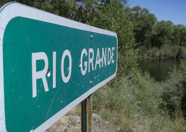 The not-so Rio Grande (Big or Grand River in Spanish). Photo courtesy of Rich Hamilton