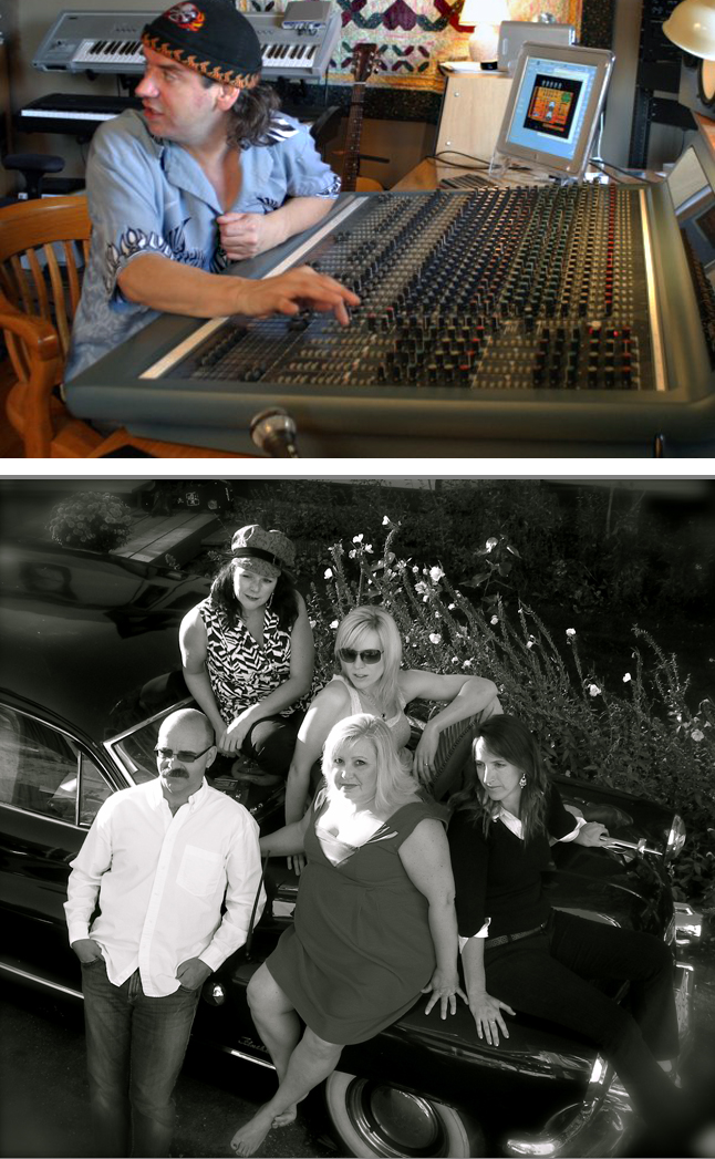 Jim LeGuilloux (top), the engineer for Sister Girl's (bottom) self-titled CD, has been nominated for a BC Interior Music Award. The award ceremony is to be held in Kelowna on Nov. 6. Joanne Stacey of Sister Girl sent The Current a web link for fans who'd like to know more about the award. Here it is: http://www.bcima.org/2009/index.php/component/content/article/1-latest-news/53-the-nominees-for-2009-are. Photos courtesy of Joanne Stacey/Sister Girl
