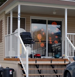 Well, this — the home of Adam Hornung, Ashleigh Carley and their young son Cooper — certainly isn't the spookiest place in town but its home-spun jack-o-lanterns are pretty typical of the decorations around town. If you want to see what really could be the spookies places in Revelstoke this Halloween, keep scrolling down through these pictures. David F. Rooney photo