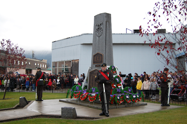 The Rocky Mountain Rangers Cadet Corps performed admirably at this year's Remembrance Day ceremony. David F. Rooney photo