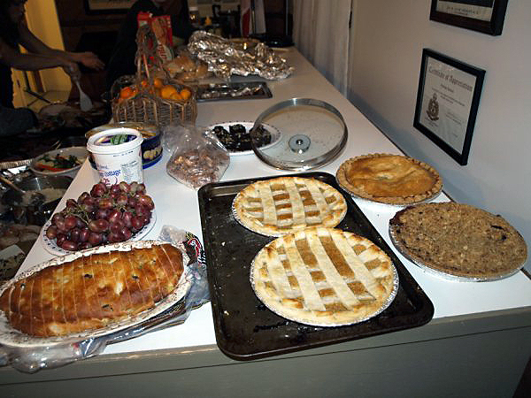 As you may imagine there was lots of food. Photo courtesy of Sarra Dupuis