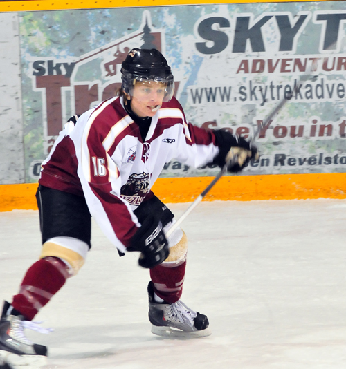 Jacob Reichert had an awesome weekend, too. Photo by Staci Thur/Revelstoke Grizzlies