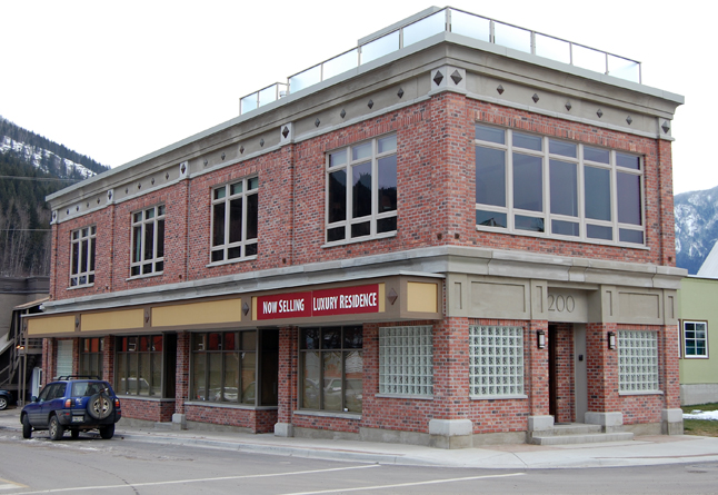 Steve Platt's building at 200 Second Street East is the nominee for the Commercial Infill category. Although new, Platt's building perfectly captures the spirit of Revelstoke's architectural heritage. David F. Rooney photo