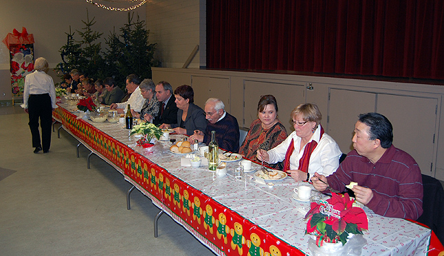 The head table included Mayor David Raven and Maria Stagliano, Citizen of the Year Clancy Boettger and his wife, Ruth, and many other notable local residents. David F. Rooney photo
