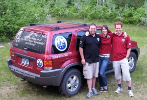 FMRG staff like Neills Kristensen, Jackie O’Ryan and Andrew Hamilton have all had to sacrifices. Photo courtesy of the Friends of Mount Revelstoke and Glacier