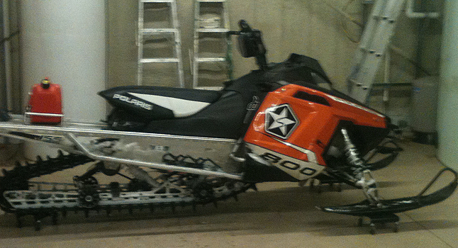 Here's a kick in the head for New Year's: on December 30 sometime between10 and 4:30 pm an orange Polaris sled was taken from a sled deck while it was parked at the Boulder Mountain parking lot. If anyone has any information as to the person or persons responsible for this crime they are asked to contact the local detachment at 250-837-5255 or Crime Stoppers at 1-800-222-TIPS.. Photo courtesy of the Revelstoke RCMP