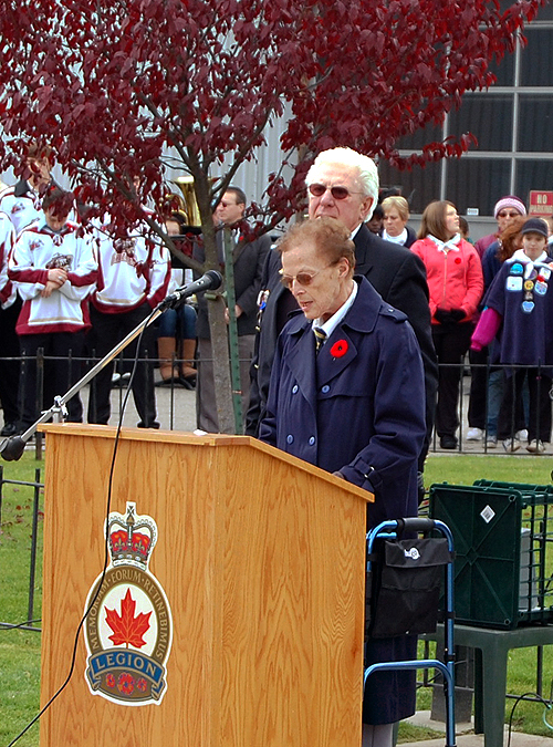 Marlene's passing will leave a void in the the annual Remembrance Day ceremonies where, as chaplain to the Royal Canadian Legion, he offered up dignified and heartfelt prayers. Revelstoke Current file photo