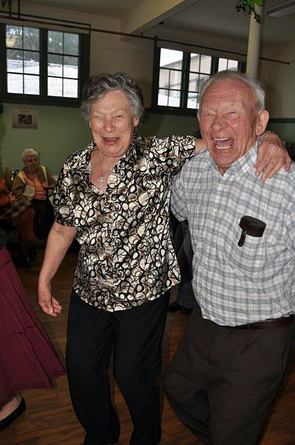 Beth and Ron Campbell cut loose on the dance floor. John Teed photo