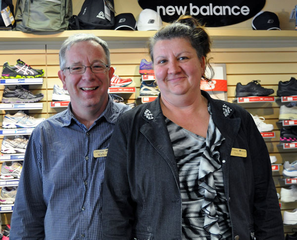 Universal Footwear owners Malcolm and Debbie Bott want to hear why children love Revelstoke. In fact, they're offering some big prizes for the top essays or stories accompanied by illustrations. Malcolm and Debbie Bott have put together a great contest for local children and young people. David F. Rooney photo