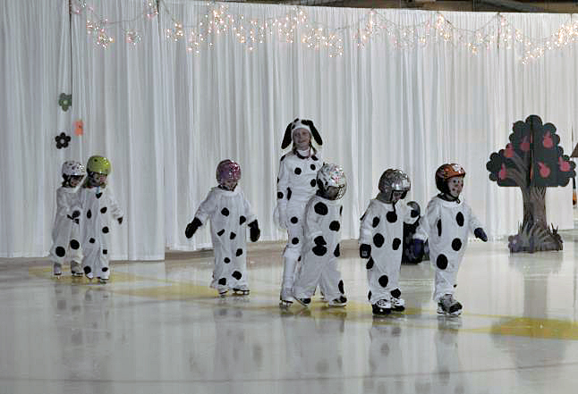 For some, watching the little dalmatians, guided by Krystal Kinoshita and Makenna Howe, was the best part of the show. Laura Stovel photo