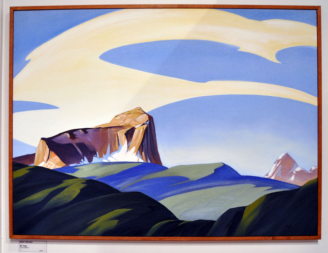 This beautiful oil on canvas painting by Buck Walker is entitled Mt. Dagg. David F. Rooney photo