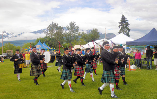 The Revelstoke Highlanders’ Pipe Band is hosting the 35th Annual Spring Fling on Saturday, May 4. This day-long event was started in Revelstoke by well-known local piper Archie McConnachie and this is the first time it has been back here in several years. The Spring Fling is drawing pipe bands from across BC, Alberta and beyond. Photo courtesy of Louisa Dubasov