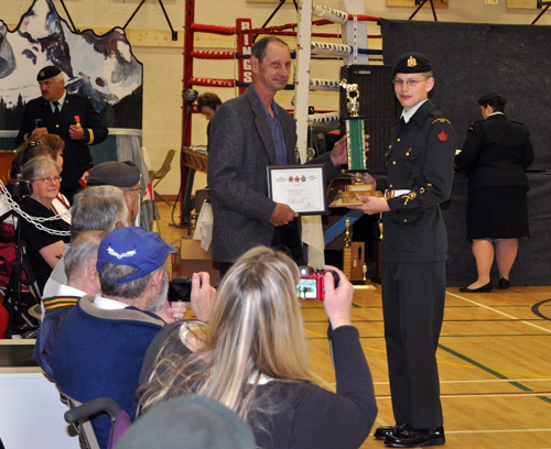 Sgt. Darren Gallicano won the Most Improved Instructor award. David F. Rooney photo
