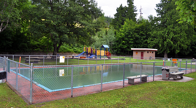 The wading pool at DOKK Park, a popular place for young moms with small children, is going to be emptied and closed as the City grasps for a way to comply with new provincial  pool regulations. David F. Rooney photo 