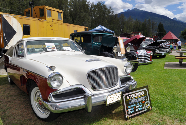 On Sunday, Revelstoke's Vintage Car Club staged at Show 'n' Shine at the museum. David F. Rooney photo
