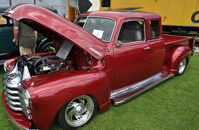 This 1949 Chevrolet pick up owned by John Scarcelli was one of the beauties on exhibit. David F. Rooney photo