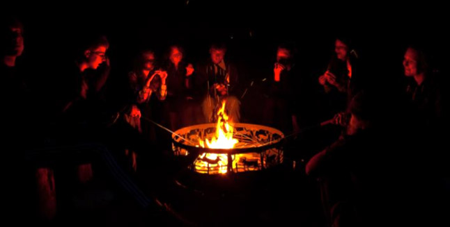 Each night ended with music around the campfire. Natalie Harris photo courtesy of Parks Canada