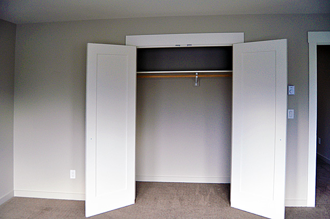 This is the closet space in the master bedroom. David F. Rooney photo