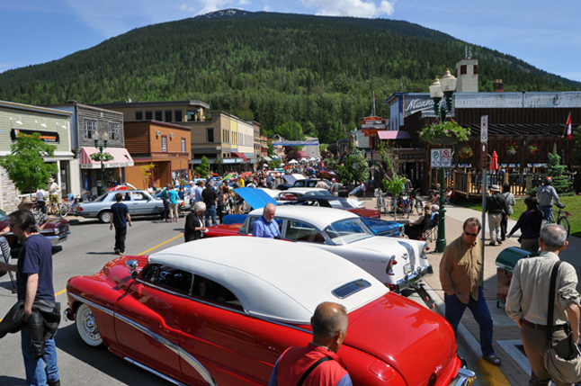 The Revelstoke Vintage Car Club is planning a huge event this year — a May Tour and exhibition that could bring between 150 and 300 antique vehicles to town from all over the West during the May long weekend, May 16-19. Show and Shines, like this one in 2011, are very popular in Revelstoke and consistently draw large crowds. Revelstoke Current file photo