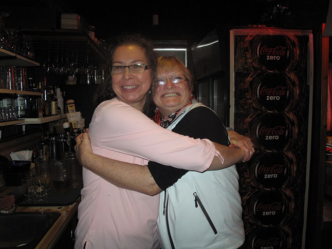 Organizer Ginger Shoji (right) and Jackie Goodman love this annual event. Laura Stovel photo