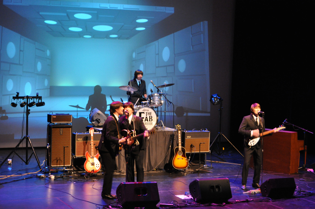 Thursday, February 5, saw an event that a lot of people were waiting for: a concert at the Performing Arts Centre by the Fab Fourever Beatles tribute band. The concert was held just a few days before the anniversary of The Beatles first appearance on the iconic 1960s variety TV program the Ed Sullivan Show. The Beatles first stop in Canada was on August 22, 1964, in Vancouver where they played to a huge crowd Empire Stadium. David F. Rooney photo