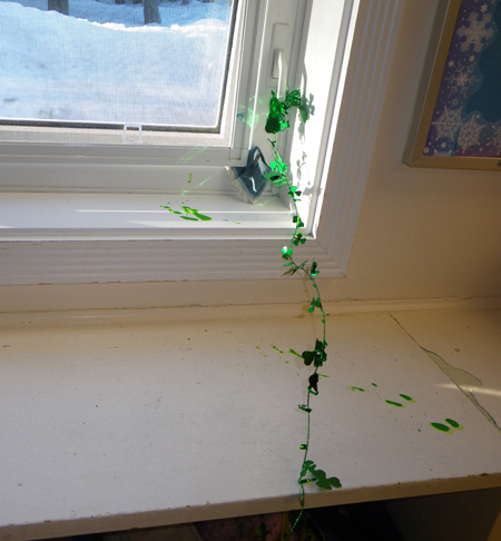 These four-leaf clovers were another clue. Melinda Brown photo courtesy of CPE Principal Ariel McDowell