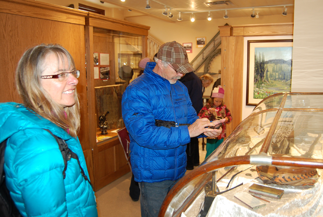 Curt and Andrea Pont loved the new exhibit at the museum. David F. Rooney photo