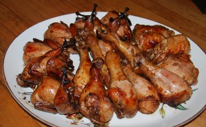 Quail and chicken legs and thighs are an easy Easter dinner, or add wings and have these as appies before a ham or roast of lamb.
