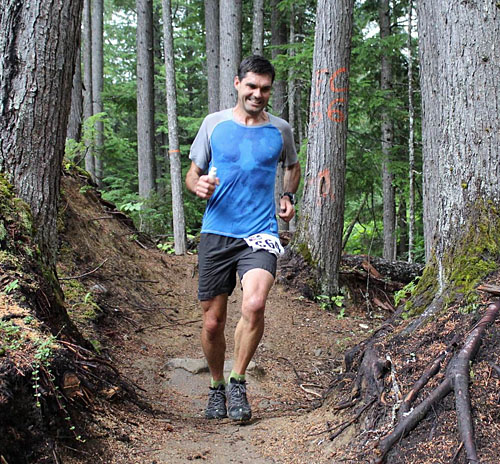 Rory Luxmoore had an excellent day at the North Face Dirty Feet Race at Mount McPherson on Sunday, August 17. Phil Hiom photo