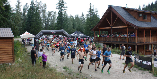 On Sunday August 17, 220 runners laced up their shoes to take part in the first Dirty Feet running races in Revelstoke. Event organizers Phil and Grace Hiom were ecstatic about the turnout and the venue. Phil Hiom photo