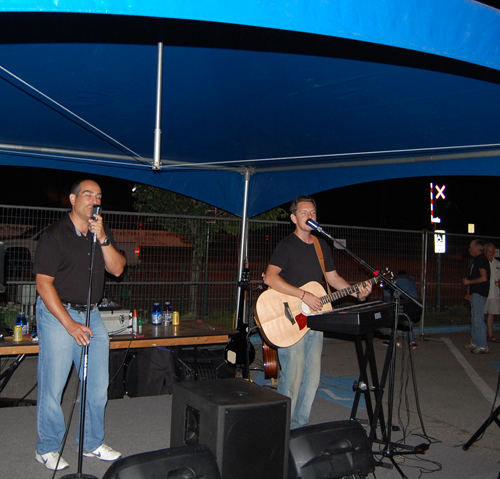 Music at the beer garden was provided by the 45 Minutes Band, who performed not for just three-quarters of an hour but from 9 until midnight. David F. Rooney photo