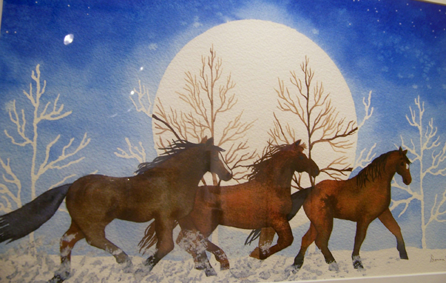Donna Napstrek  Winter Dream Watercolour