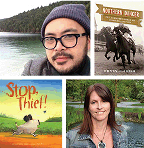 Prize-winning BC authors Kevin Chong and Heather Tekavec will be visiting the Revelstoke Branch of the Okanagan Regional Library to conduct public readings of their acclaimed works on Tuesday, April 21, starting at 7 pm. Chong is the author of Northern Dancer: The Legendary Horse That Inspired a Nation. Tekavec wrote the delightful children's book Stop, Thief! Copies of their books will be available at this event and, of course, they'll sign your copies. For more information call the library at 250-837-5095. Alternatively drop by the branch at 605 Campbell Avenue and speak to Community Librarian Kendra Runnalls or any of her assistants, Lucie, Susan or Gabrielle. Image courtesy of the Revelstoke Branch of the Okanagan Regional Library