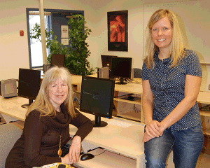 It’s easy for some people to imagine that, having finished high school and college or university, they have little left to learn in life. Nothing could be further from the truth, say Okanagan College’s BR Whalen (left) and Megan Shandro who have been busy organizing Revelstoke’s local celebration of International Adult Learners’ Week, which is happening April 11-19. David F. Rooney photo