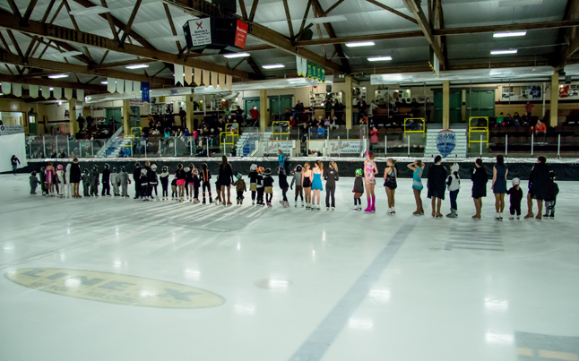  Members of the Revelstoke Skating Club take a final bow to their appreciative audience.  Jason Portras photo