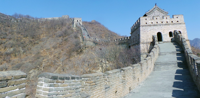 The Great Wall was also on his list of must-see sights. Mark McKee photo