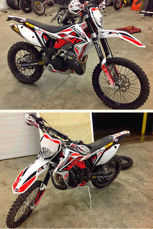 Sometime in the early morning of Tuesday, April 21, someone stole this 2014 Gas Model EC 300R motorcycle from the garage of a residence located in the 800 block of First Street West. A statement from Crime Stoppers said the machine, valued at $9,000, is white in color with red and black decals. Its Vehicle Identification Number is: UTRECH2C3EG400025.  If you have any information about this theft or any other criminal act, please do not hesitate to contact the Revelstoke RCMP at 250-837-5255 or Crime Stoppers at 1-800-222-8477. Photos courtesy of Revelstoke Crime Stoppers