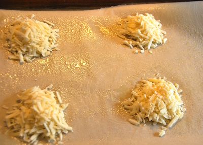 Just cheese and potato flour-GF and  foolproof.