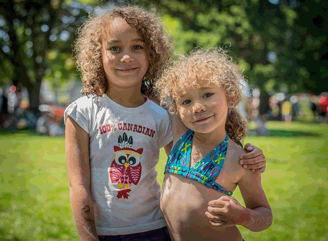 Kasey and Maya Howe are raised to be proud of their African-Canadian, Metis and European heritage. A community consultation on June 10th aims to ensure that all residents feel respected, appreciated and safe in Revelstoke. Shawn Manson photo courtesy of Kristine Short