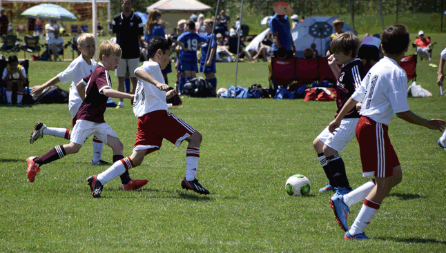 There was tremendous soccer action in Vernon. Eleanor Wilson photo