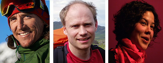 Axis Mundi has terrific speakers lined up for September, including Greg Hill (left), Jamie Andrew and Severn Culls Suzuki. Photos courtesy of Greg Hill, Jamie Andrew and, via Wikipedia, Nick Wiebe