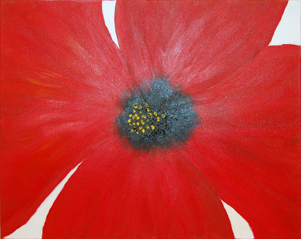 Poppy By Margaret Pacaud Acrylic on Canvas