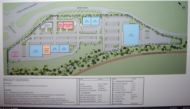 The project's proposed site plan. Image courtesy of Hall Pacific