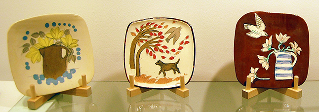 Experimental Plates Sandra Flood Ceramic
